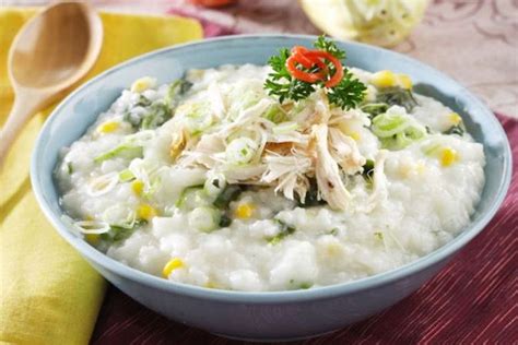 Sup atau bubur yang hangat