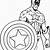 Super Heroi Capitao America para colorir imprimir e desenhar