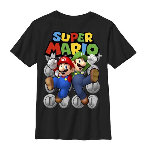 Score a fashion win with Super Mario Graphic Tees!