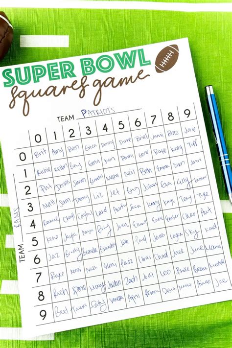 Super Bowl Games Printable 2023