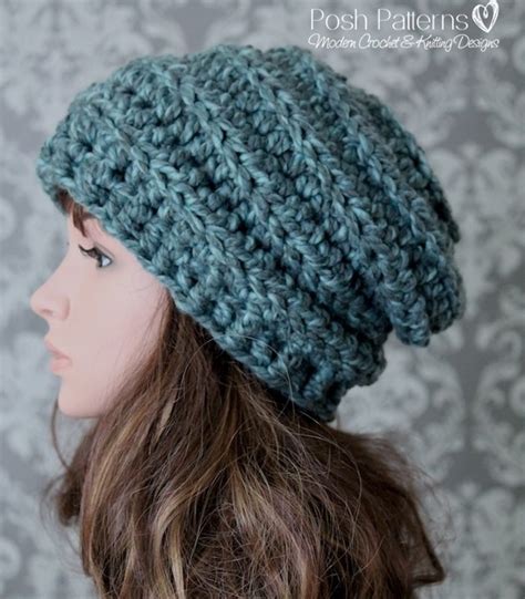 Super Chunky Yarn Crochet Hat Patterns