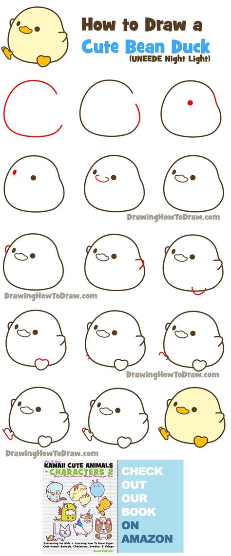 Super Cute Cute Cartoon Animals To Draw Easy