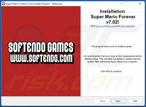 Super Mario 3 installer spreading malware