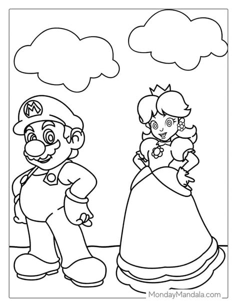 Super Mario Brothers Coloring Page