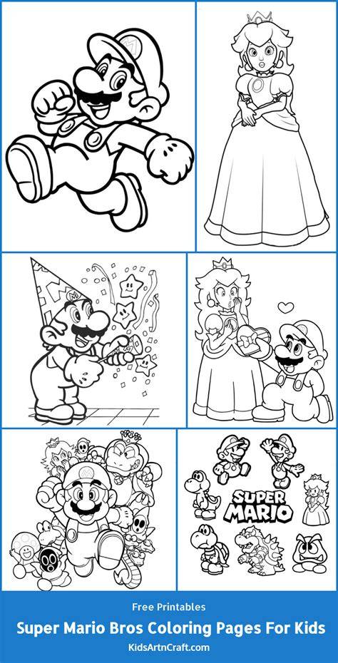 Super Mario Brothers Coloring Pages