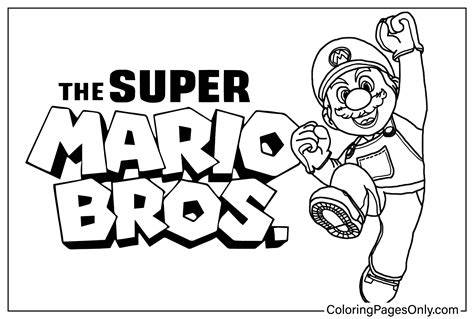 Super Mario Movie Coloring Pages