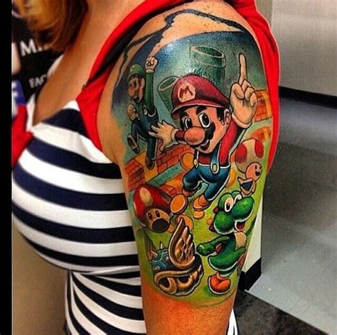 Super Mario World Tattoo