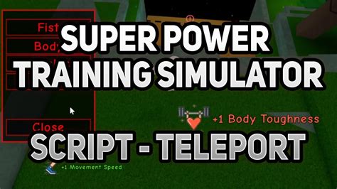 Super Power Training Simulator Script 2023