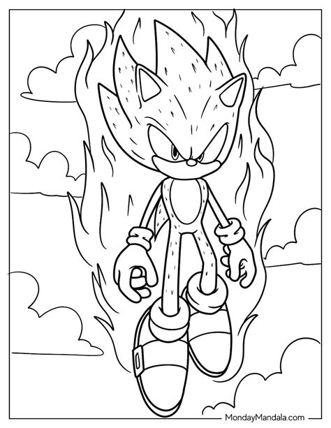 Super Sonic Color Pages