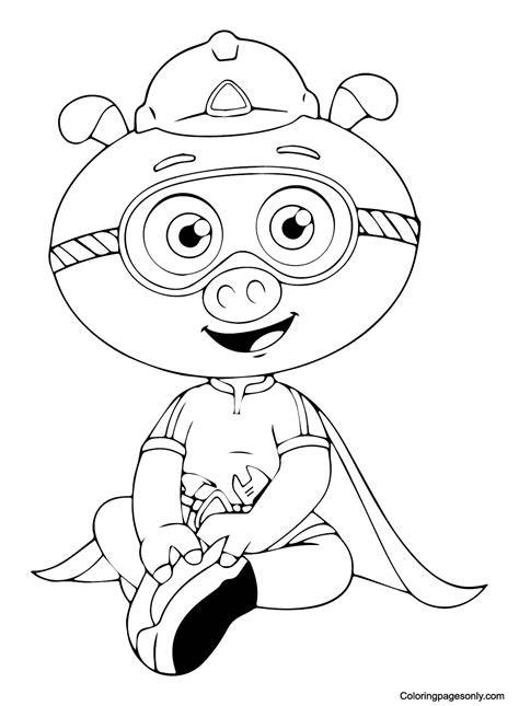 Super Why Color Pages