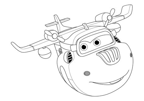 Super Wings Color Pages