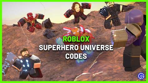 SuperHero Universe Roblox Codes (June 2023) - Update 2.2