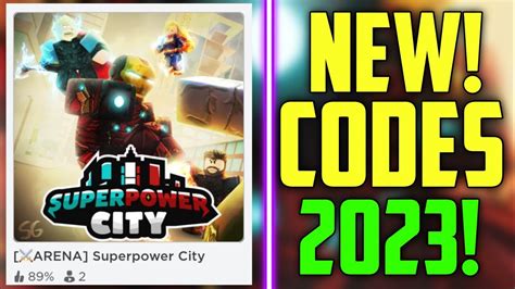SuperPower City Codes - Roblox - June 2023 -