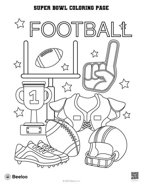 Superbowl Coloring Pages