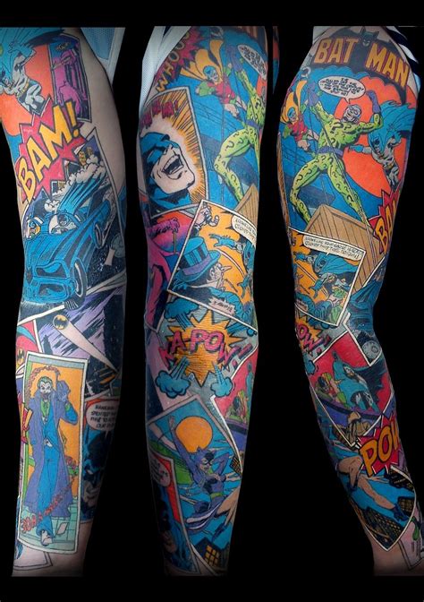 superhero sleeve Marvel tattoos, Arm sleeve tattoos