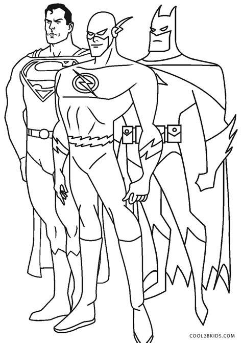 Superhero Coloring Pages