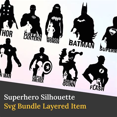 Download Superhero SVG File - SVG Design Cricut SVG DXF Files