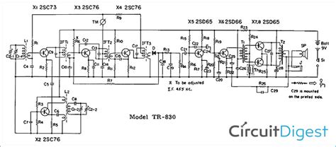 Superheterodyne Receiver Circuit Diagram