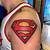 Superman Logo Tattoo Designs