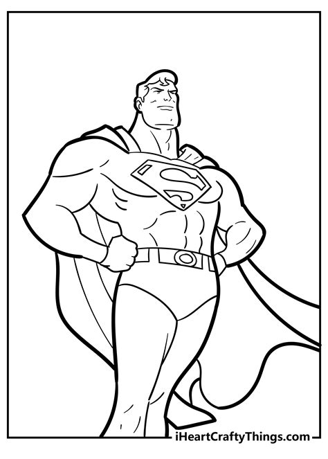 Superman Color Pages