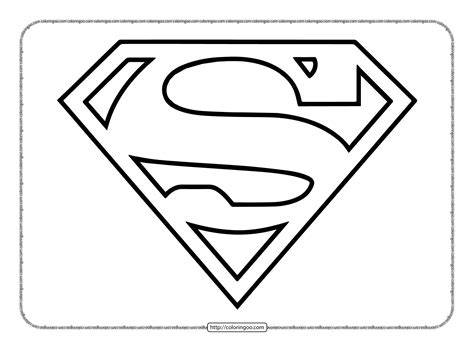 Superman Logo Coloring Pages