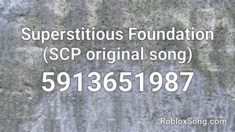 Superstitious Foundation-CG5 | Roblox ID! from cg5 roblox id Watch 
