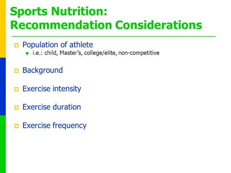 Supplement Considerations for CSSD Sports Nutrition