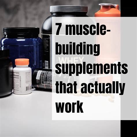 Supplements That Actually Work