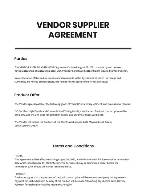 Supplier Contract Template: Essential Guide For 2023