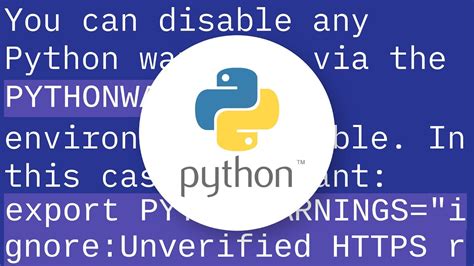 th?q=Suppress Insecurerequestwarning: Unverified Https Request Is Being Made In Python2 - Python Tips: How to Suppress InsecureRequestWarning for Unverified HTTPS Request in Python 2.6