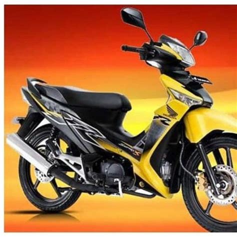 Supra X 125 Kuning Hitam