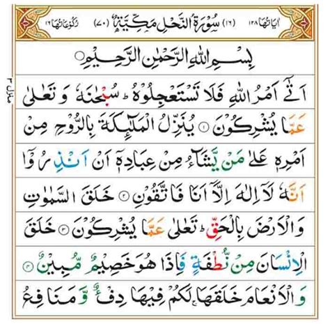 Surah Nahl