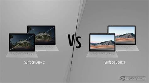 Surface Book 2 vs. Surface Book 3 specs