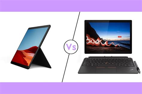 Surface Pro 7+ vs. ThinkPad X12 Detachable: Tech specs