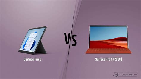 Surface Pro 8 vs. Surface Pro X: Tech specs