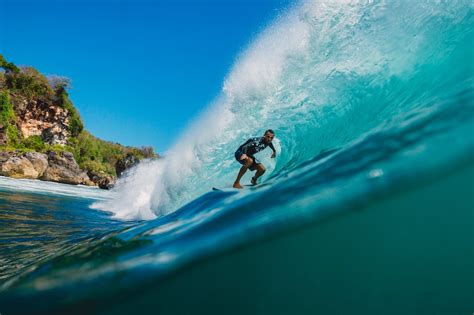 Surfing in Jimbaran Bali