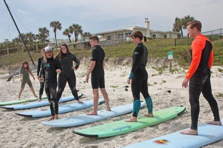 Surfing lesson curriculum