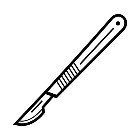 Surgical Scalpel Drawing