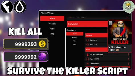 Survive The Killer Script Roblox Hack Works Fluxus And Hydrogen 