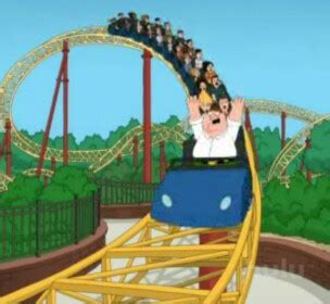 Survive a roller coaster with Family guy! - Roblox