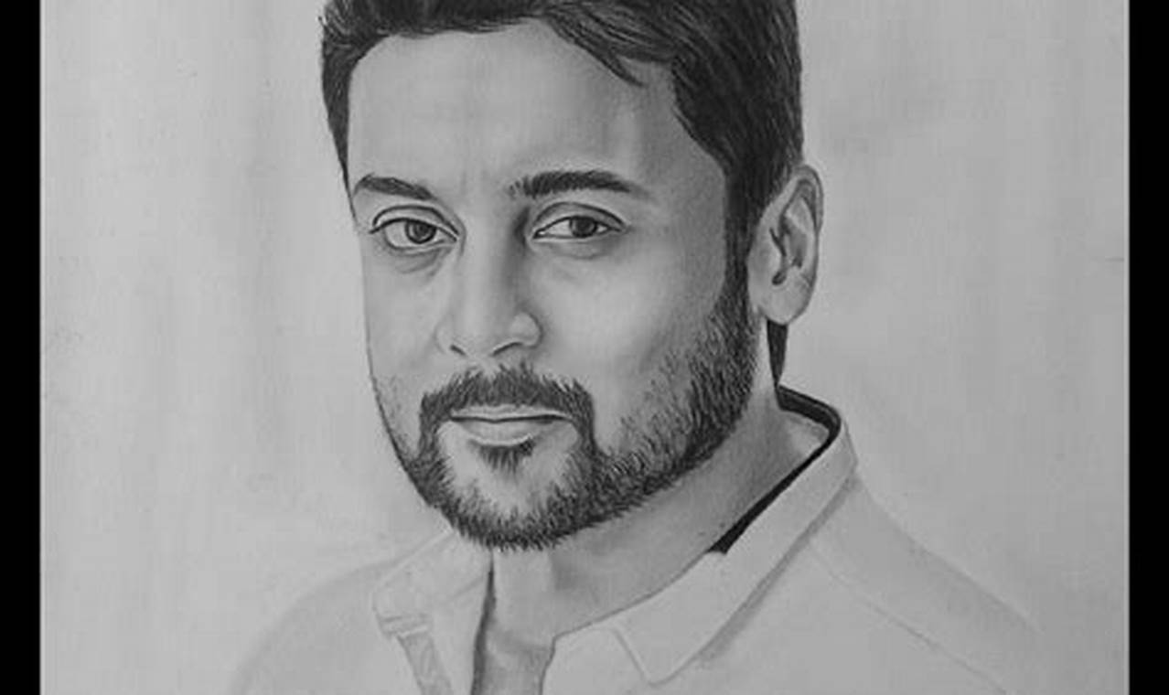 Surya Pencil Sketch: The Art of Capturing Emotion and Beauty