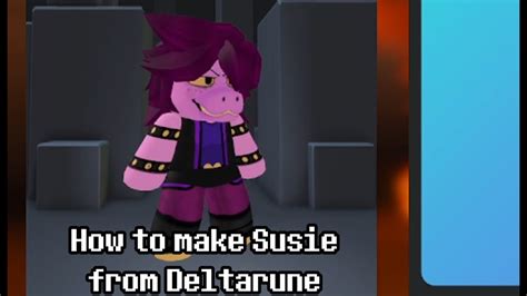 Susie Roblox Avatar - YouTube