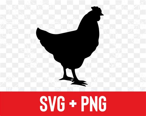 Feather your Design Nest with Charming SVG Chicken Images: Perfect for Farm-themed Graphics!