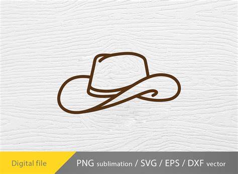 Ride into the Sunset with Style: Get Your Hands on a Swoon-worthy SVG Cowboy Hat Today!