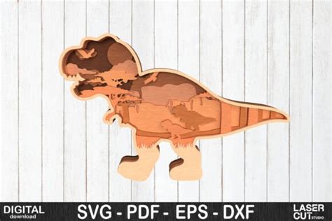 Step into a Mesmerizing Prehistoric World with Incredible 3D SVG Dinosaurs