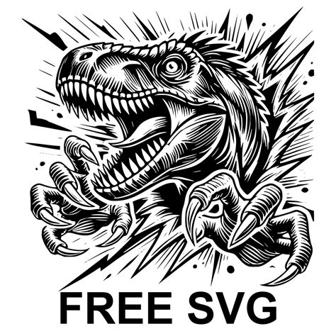 Roar into Creativity with Svg Dinosaur Free - Unleash Your Imagination with Stunning Designs!