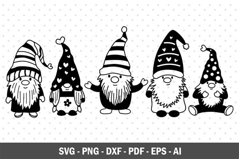 Discover the Charm of Handcrafted Moments with Our Gnome Svg File Collection - Perfect for DIY Projects!