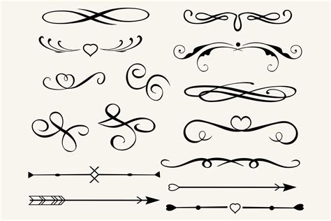 Unleash Your Creative Genius: Elevate Your Design Game with Stunning SVG Flourish Elements