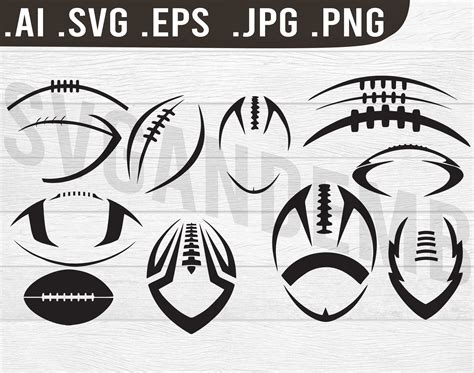 Kick Off Your Design with Premium SVG Football Images: Score Big with Stunning Graphics!