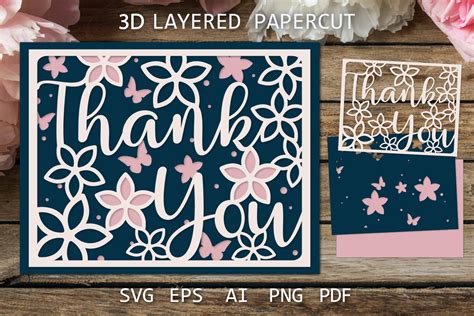 Fancifully Thankful: Crafting a Stunning Svg Thank You Card to Express Your Gratitude